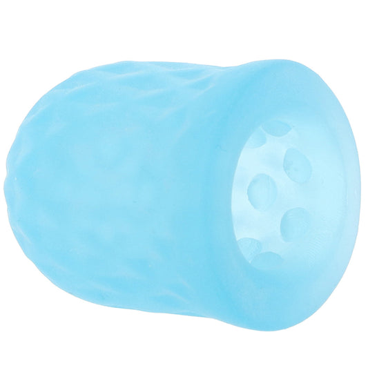 CalExotics Pop Sock! Tickler Mini Stroker in Blue - Male Masturbators - HoneyHugs Canada