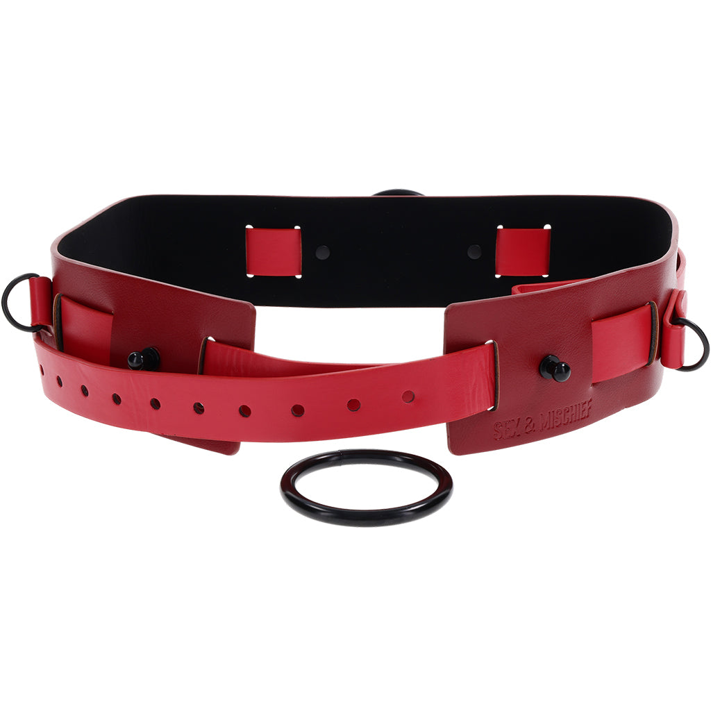 Ex's & Oh's Bound And Belted: Luxurious Vegan Leather Bondage Waist Restraint