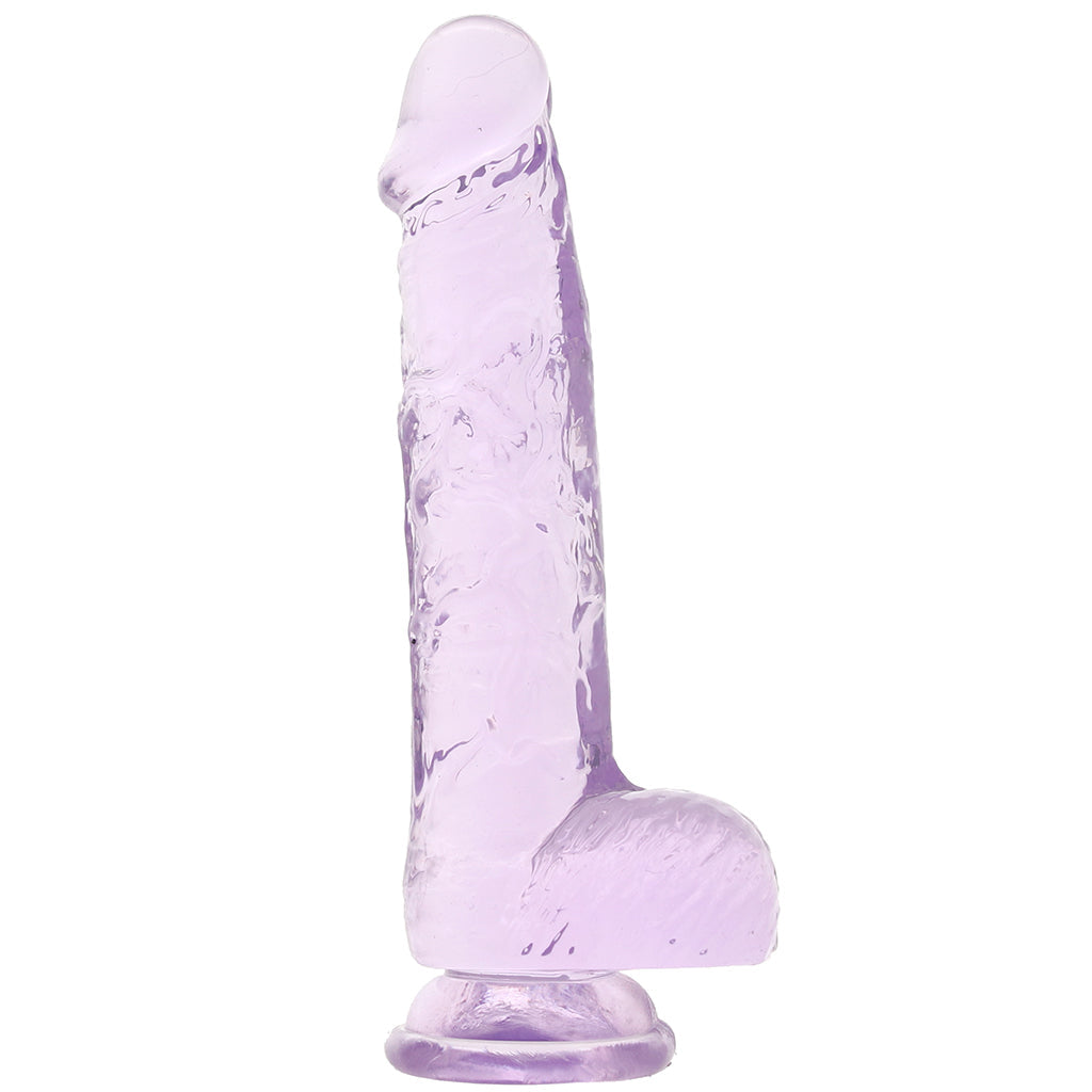 RealRock 5 Inch Realistic Ballsy Dildo in Purple