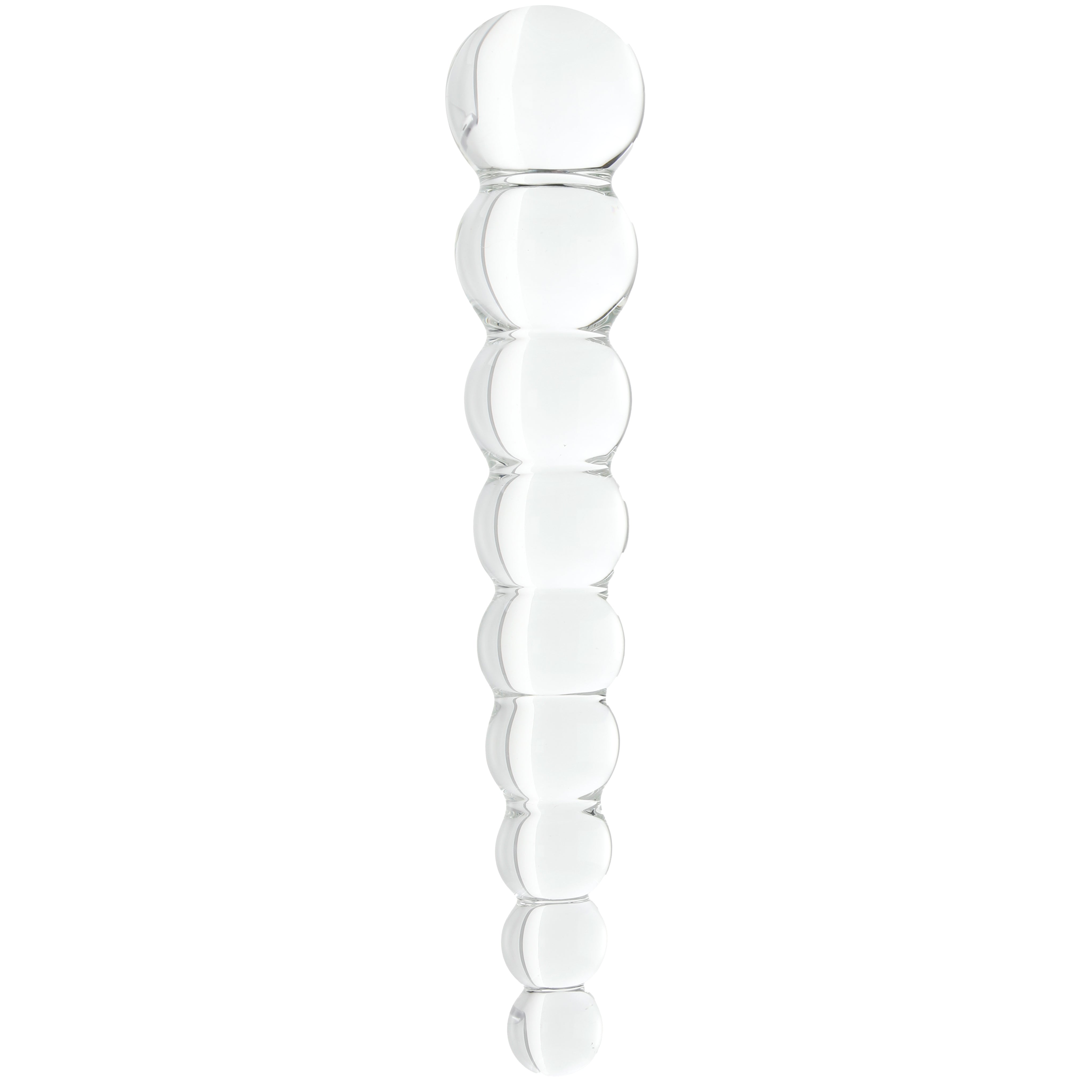 Clarity Elysian Pearls Beaded Glass Dildo