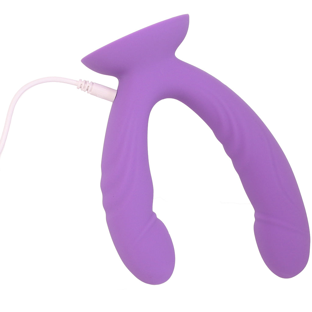 Inya Inya Duet Vibrating Double Dildo in Purple - Vibrators - HoneyHugs Canada (View 7)