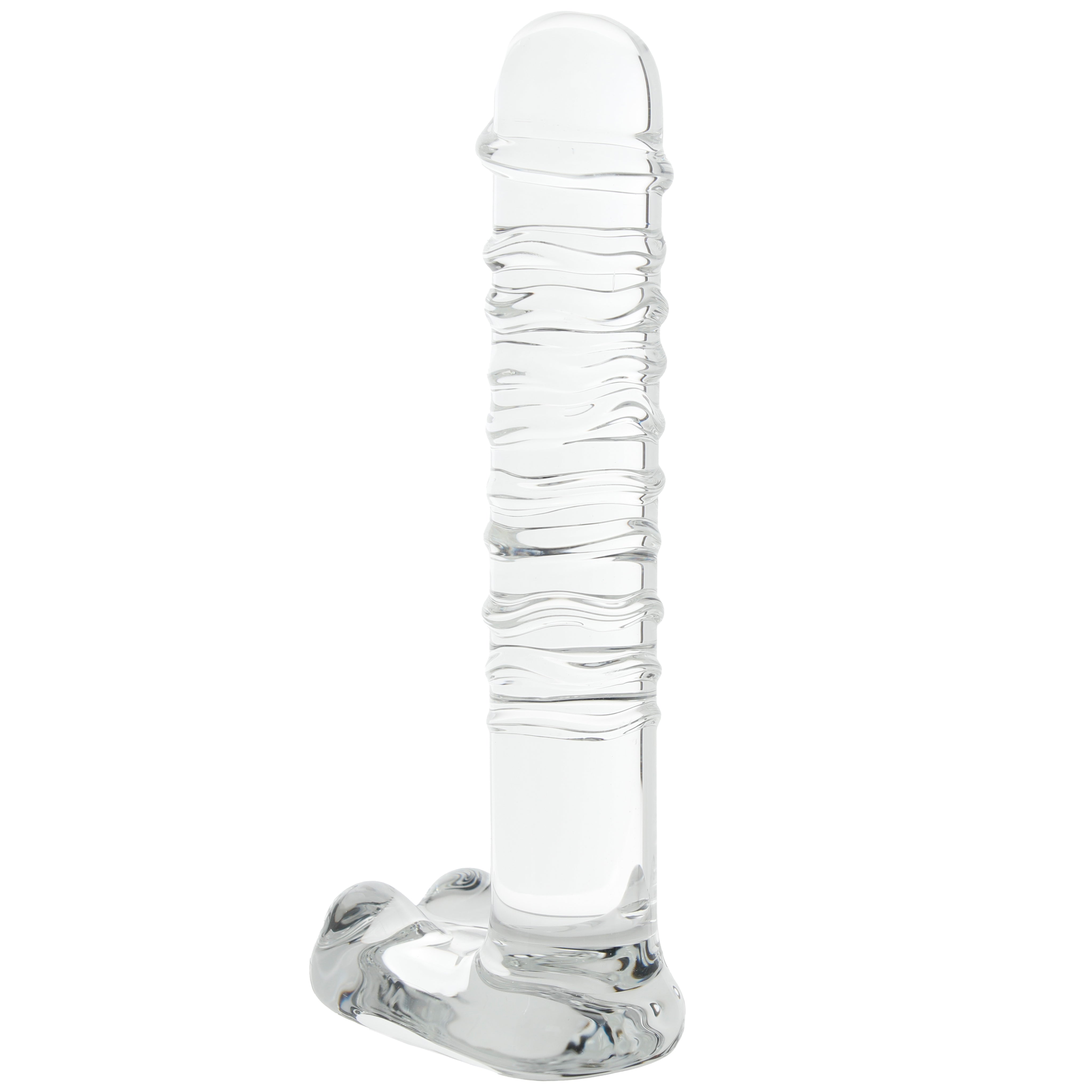 Clarity Seraphic Serenade Ballsy Glass Dildo
