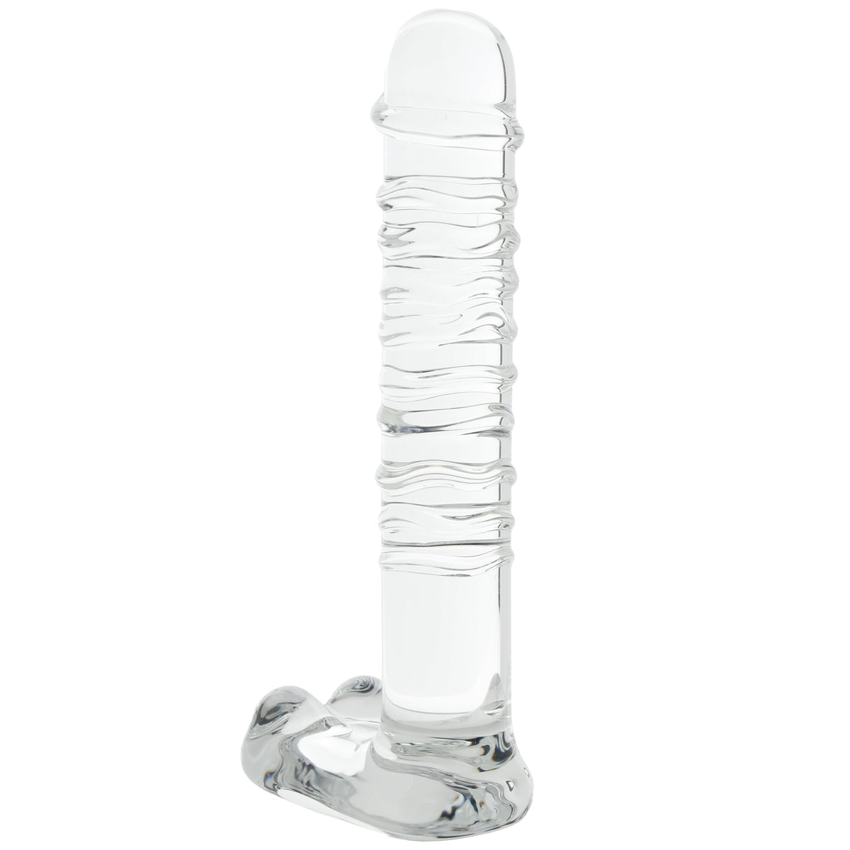 Clarity Seraphic Serenade Ballsy Glass Dildo