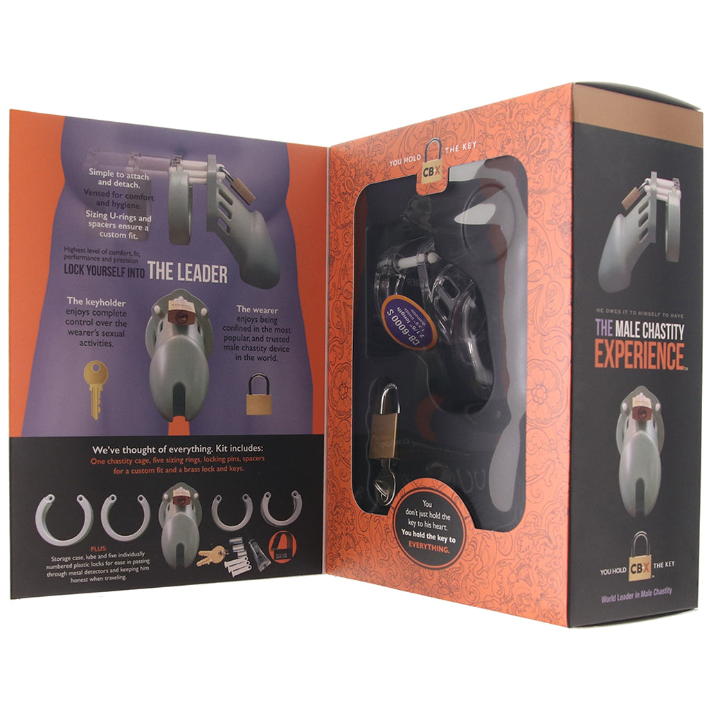 CB-6000S Clear Male Chastity Device: Luxe Control & Devotion