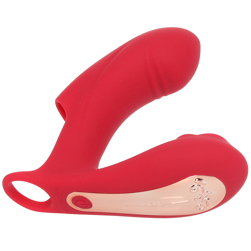 XR Brands Bloomgasm Rose Touch Finger Vibe - Vibrators - HoneyHugs Canada (View 5)