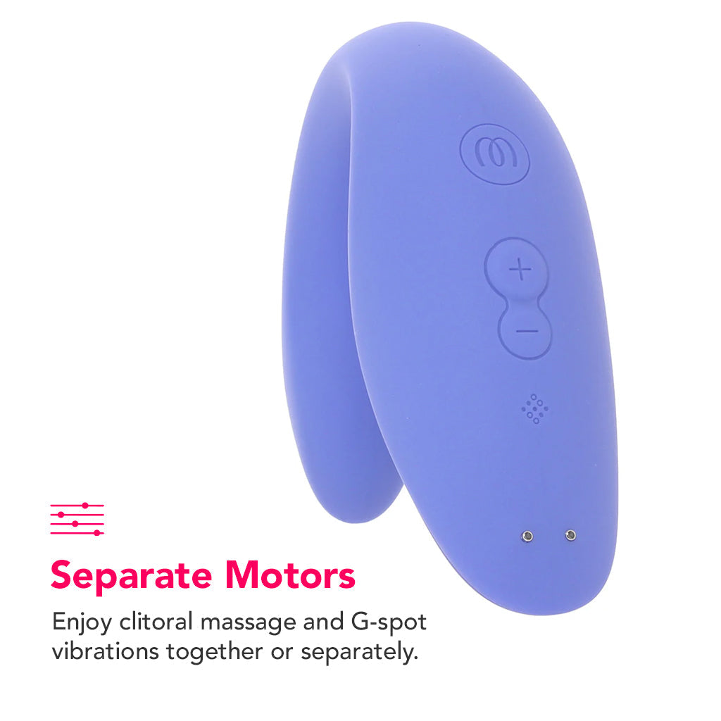 Womanizer Blend Dual Stimulator in Blue