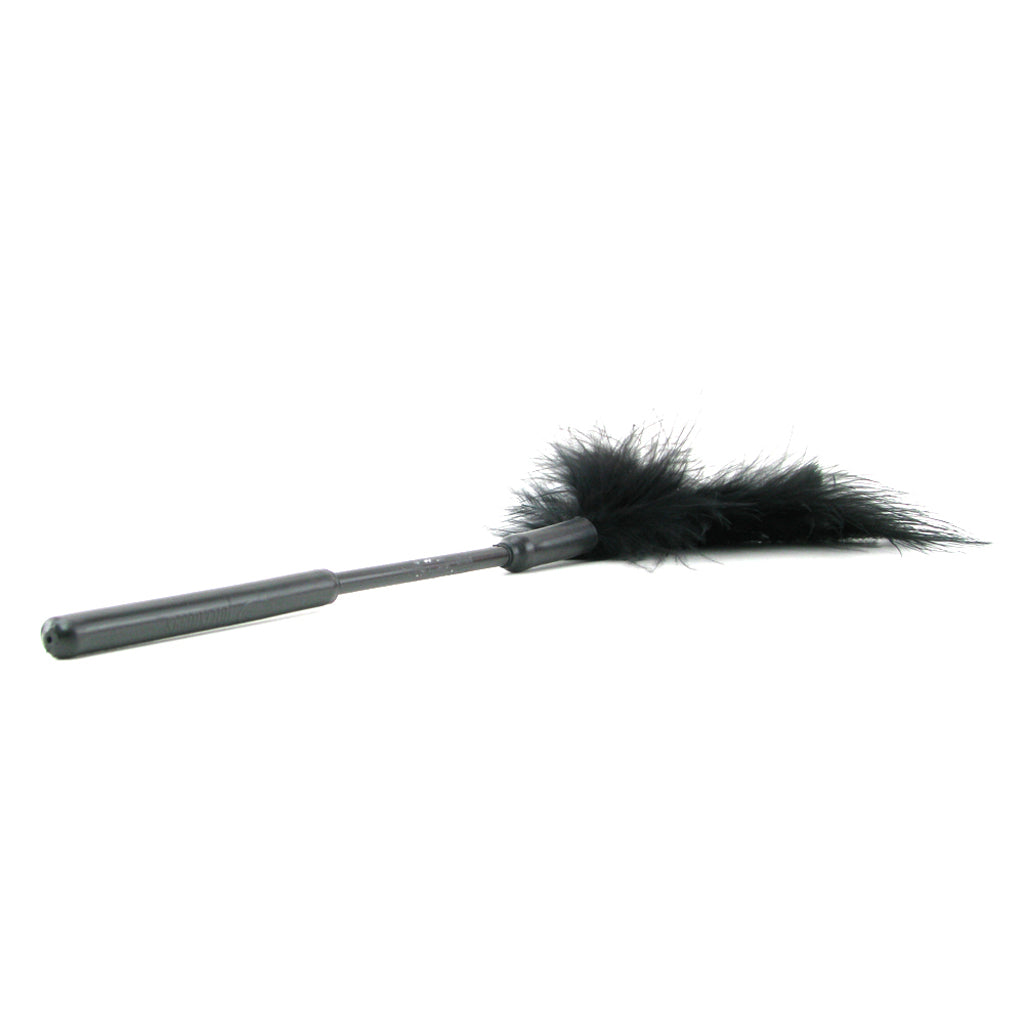 Feather Tickler 7 Inch Black - Luxurious Sensual Tease & Thrill by Sex & Mischief