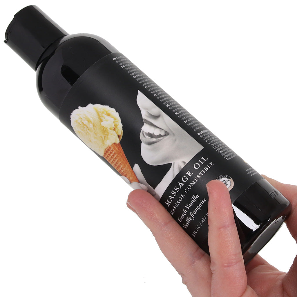 Edible Massage Oil 8oz/236ml in Vanilla
