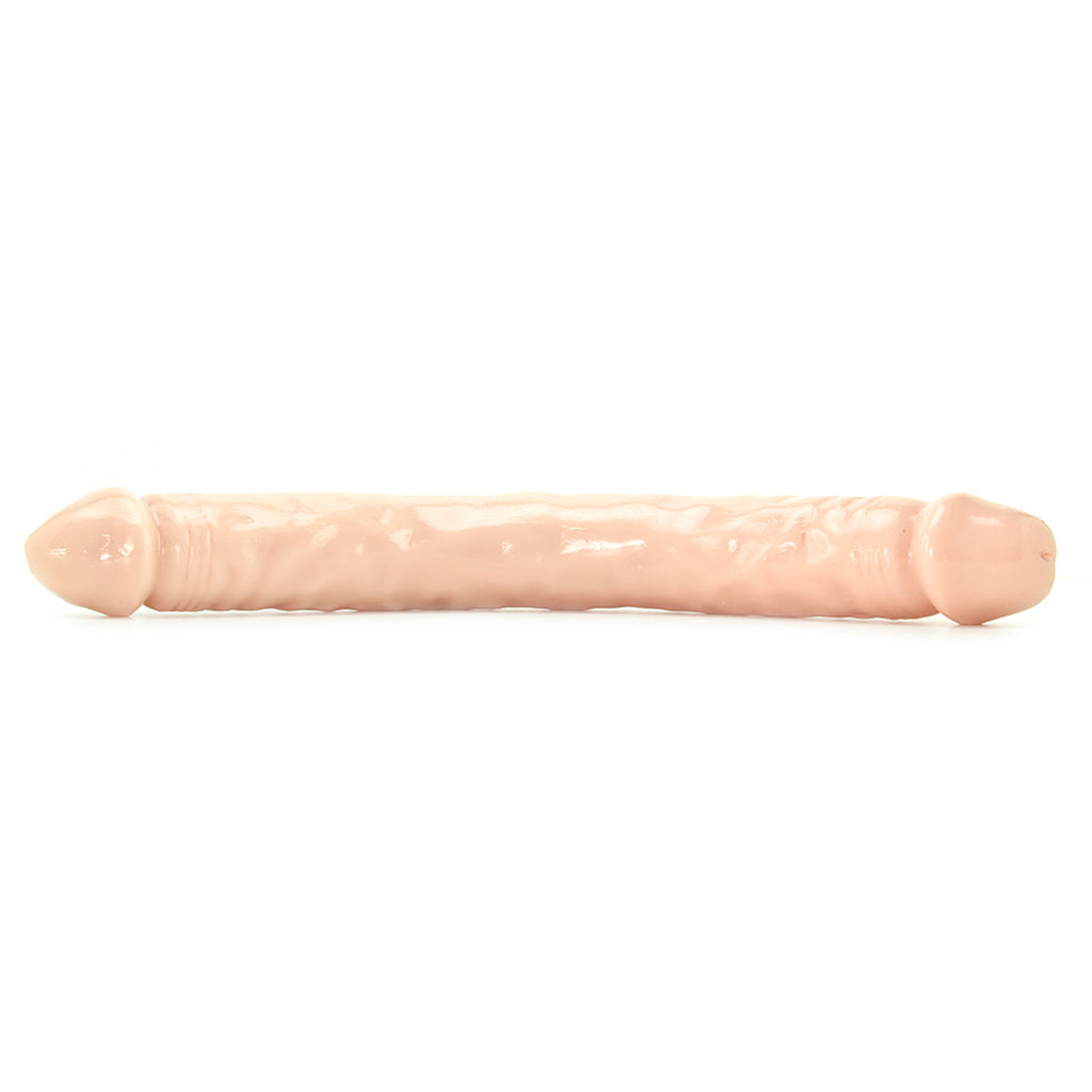 Basix 12 Inch Double Dildo in Flesh