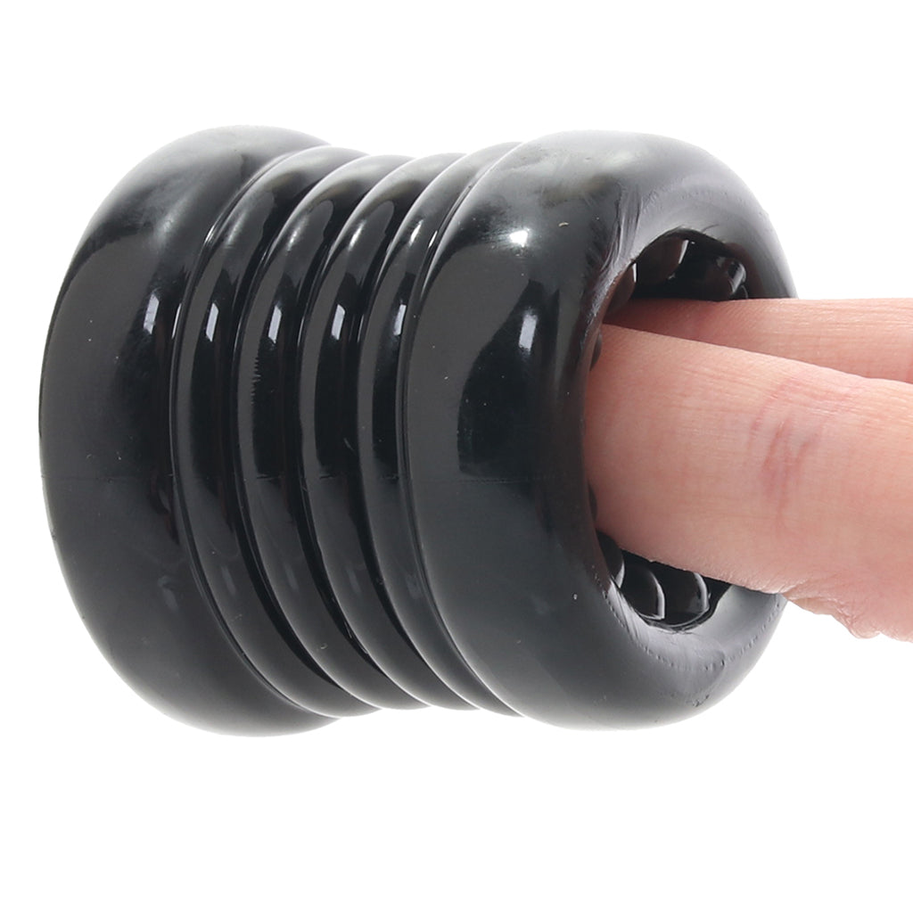 Master Series Ball Stack: Elevate Pleasure & Endurance | Premium TPE Ball Stretcher