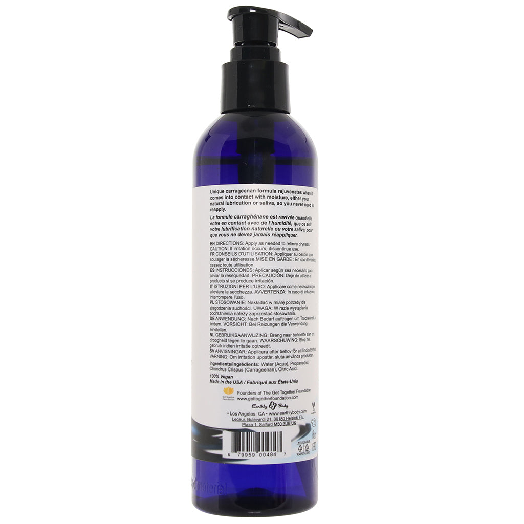 Earthly Body Water Slide: Luxurious, Natural, Re-activating Personal Lubricant