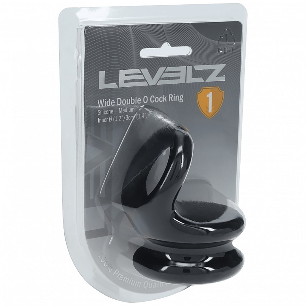 LEVELZ Wide Double O Silicone Cock Ring | Enhanced Control, Stamina & Sensation