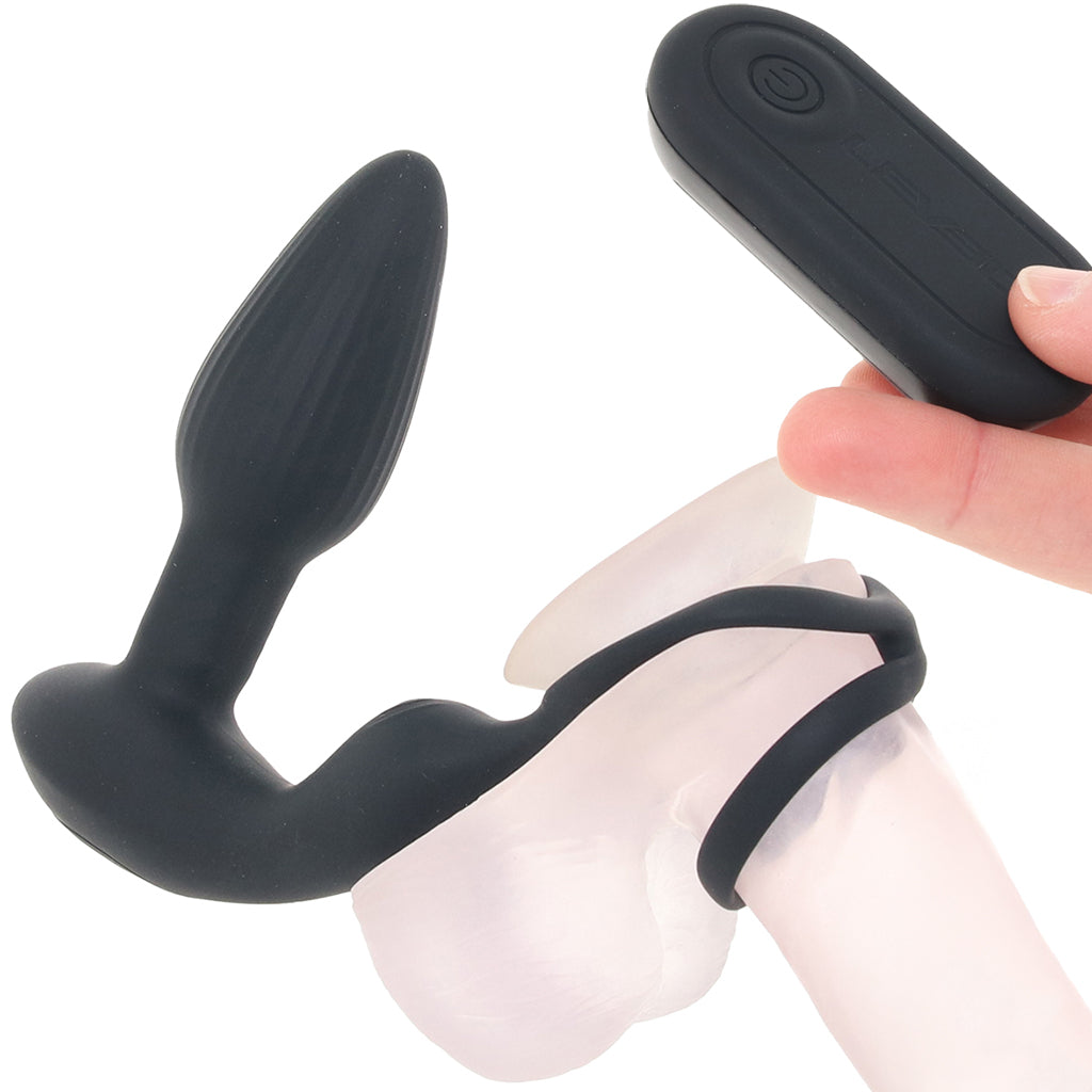 Shots Toys LEVELZ Dual Vibrating Ring and Rotating Plug - Vibrators - HoneyHugs Canada (View 2)