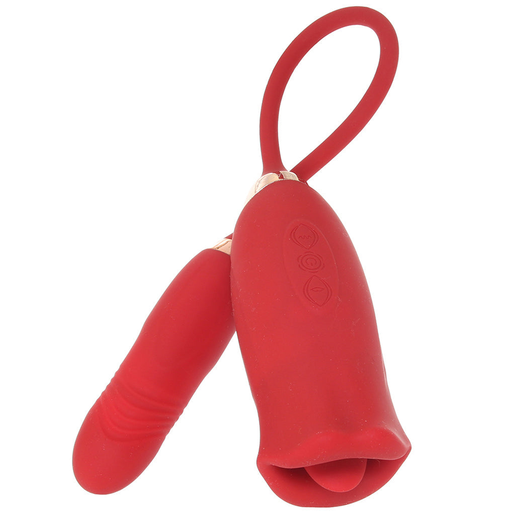 Lickgasm Lickgasm Magic Kiss Licking and Thrusting Vibe - Vibrators - HoneyHugs Canada (View 3)