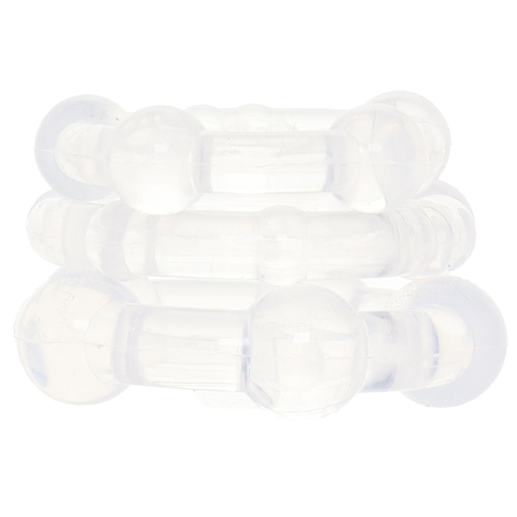 Alpha Liquid Silicone Beaded Rings