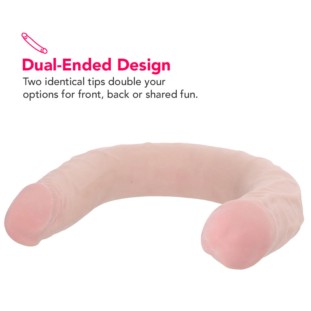 Dr. Skin+ 16.5 Inch Posable Silicone Double Dildo