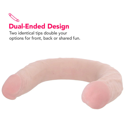 Dr. Skin+ 16.5 Inch Posable Silicone Double Dildo