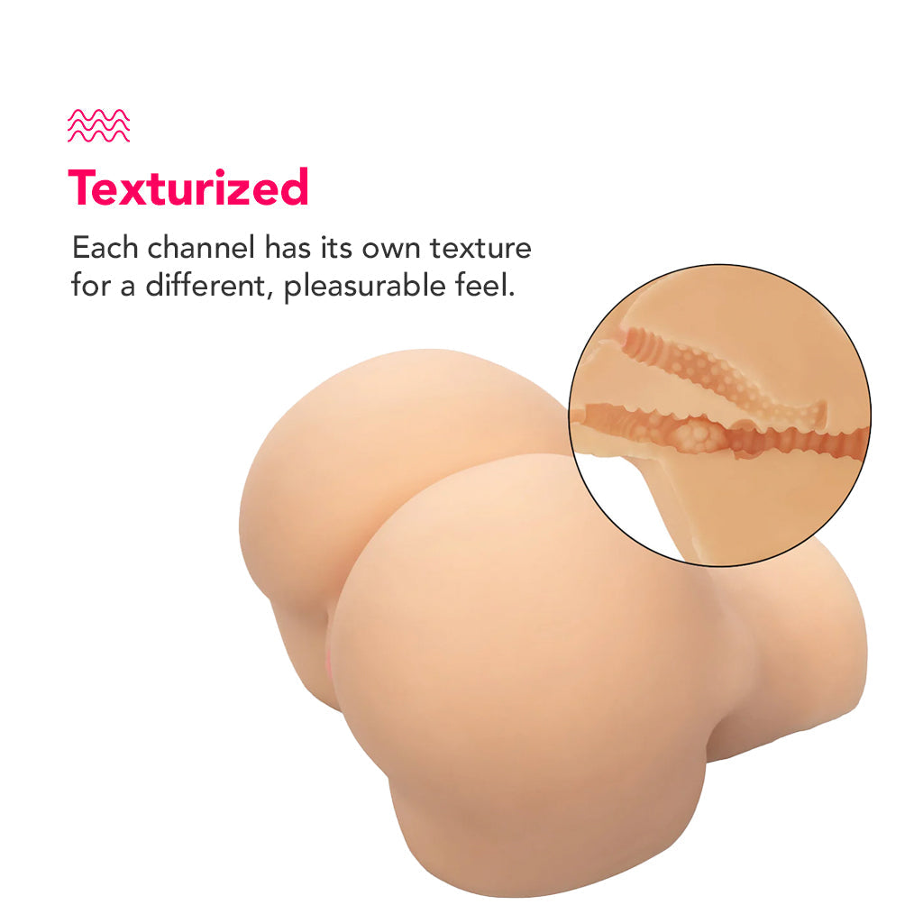 CalExotics Stroke It BBL Booty Masturbator in Light - Male Masturbators - HoneyHugs Canada (View 3)