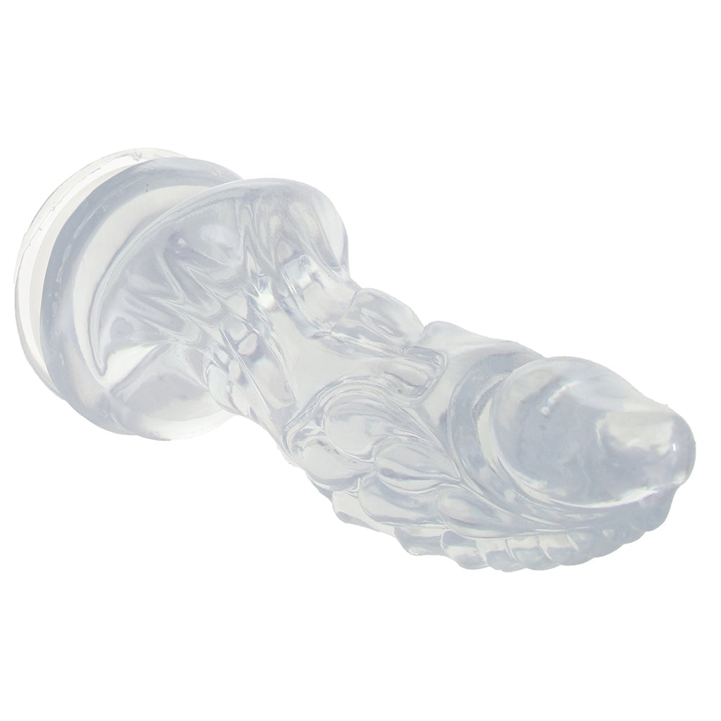 Crystal Jellies 8.5 Inch Invader Dildo in Clear