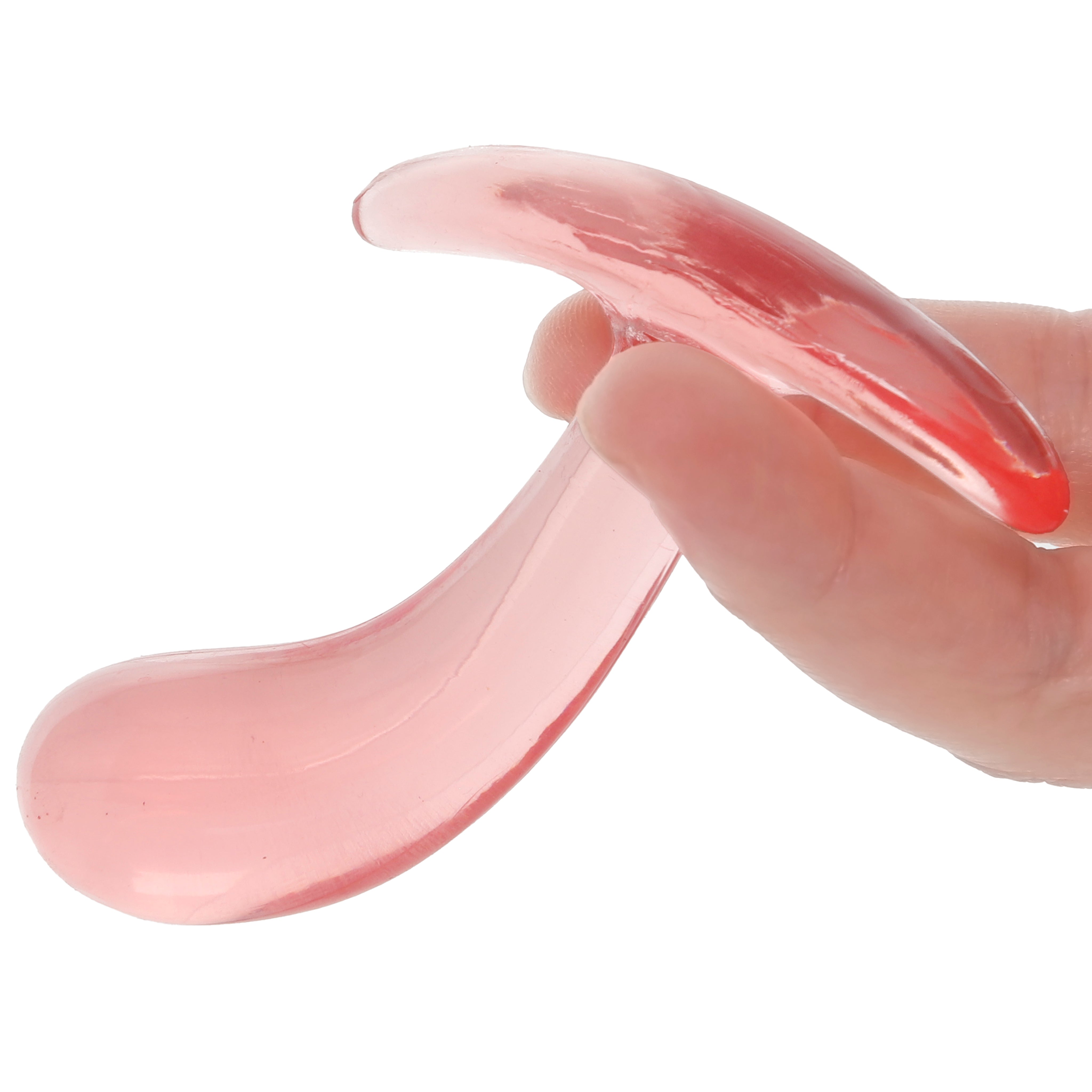 Crystal Jellies Curved Anal Trainer Set in Pink