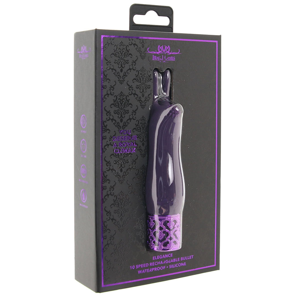 Ouch! Royal Gems Elegance Bullet Vibe in Purple - Vibrators - HoneyHugs Canada (View 6)