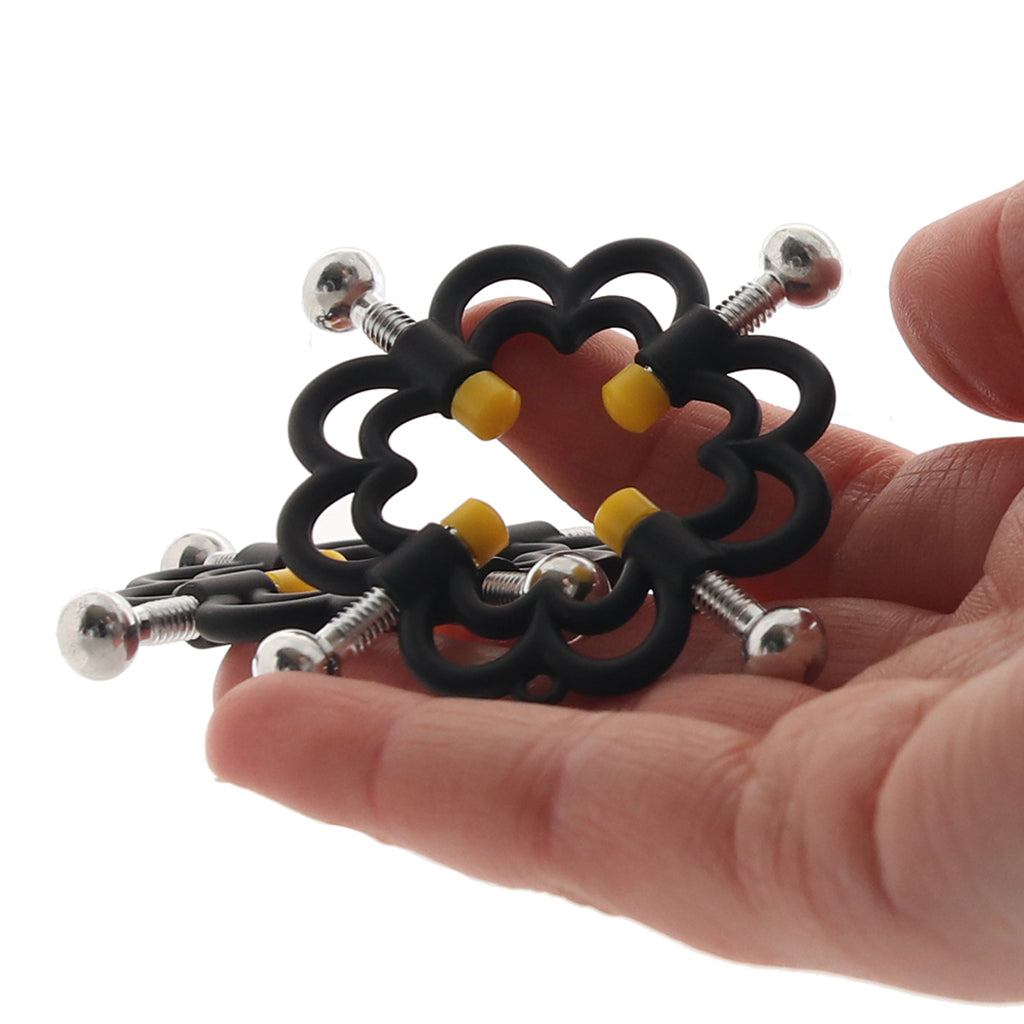 Boundless 4-Point Press Nipple Grips: Precision Pinch for Exquisite Sensation