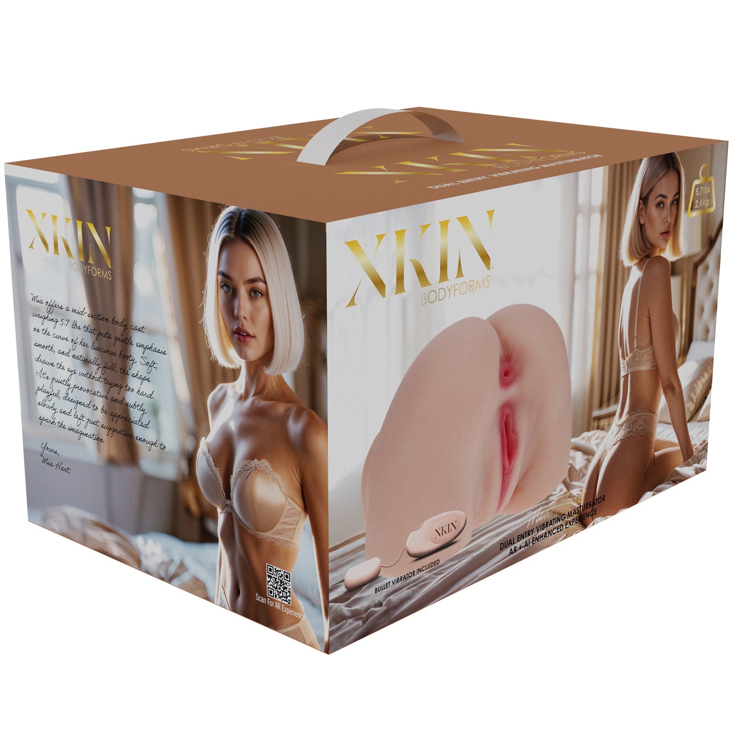 Xkin Mia Hart AR Pussy & Ass Masturbator