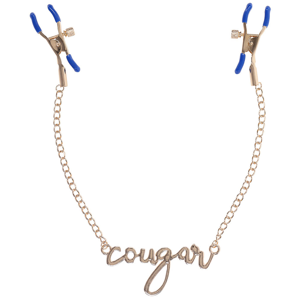 Sex & Mischief Cougar Nipple Clamps: Ignite Passion with Adjustable Precision