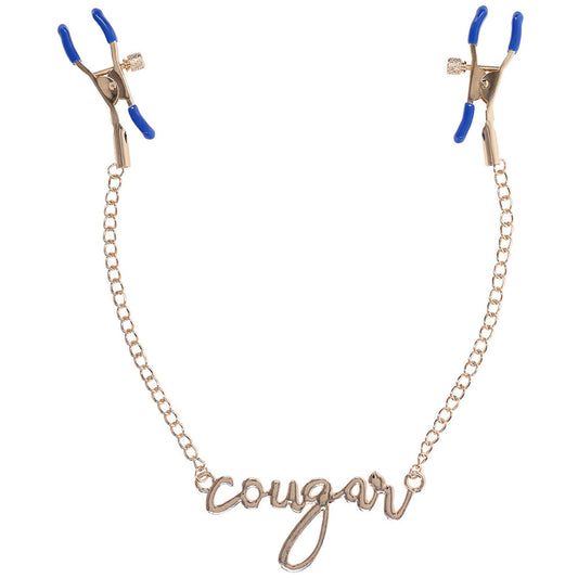 Sex & Mischief Cougar Nipple Clamps: Ignite Passion with Adjustable Precision