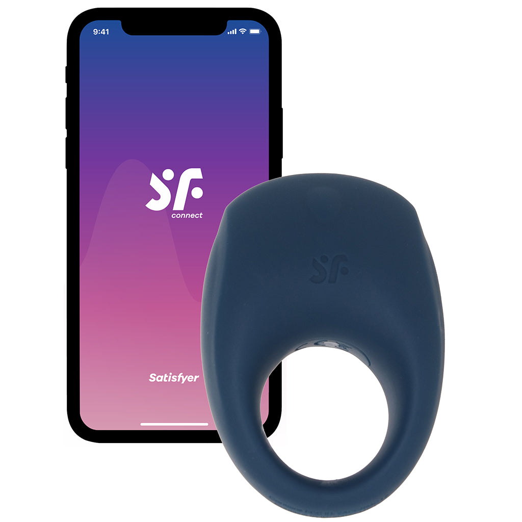 Satisfyer Satisfyer Strong One Ring Vibe in Blue - Vibrators - HoneyHugs Canada