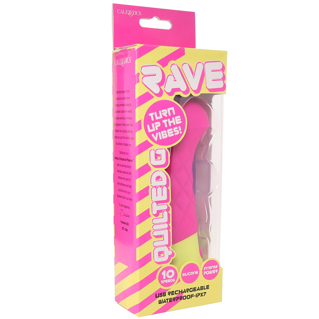 CalExotics Rave Quilted G-Spot Vibe - Vibrators - HoneyHugs Canada (View 9)