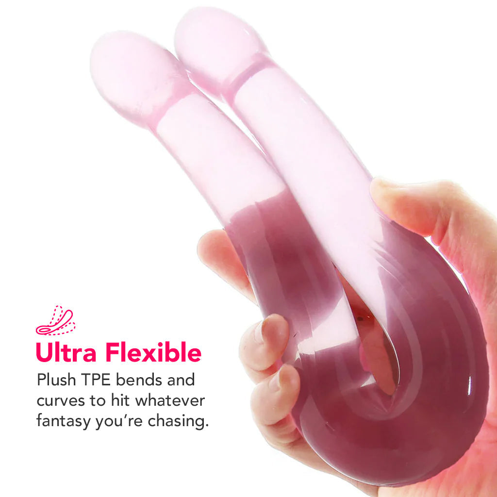RealRock 17 Inch Double Ended Dildo in Pink