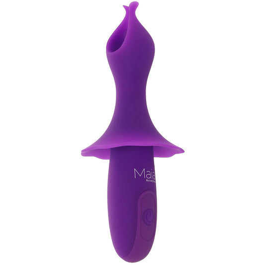 Maia Sienna Fluttering Silicone Vibe in Purple - Vibrators - HoneyHugs Canada