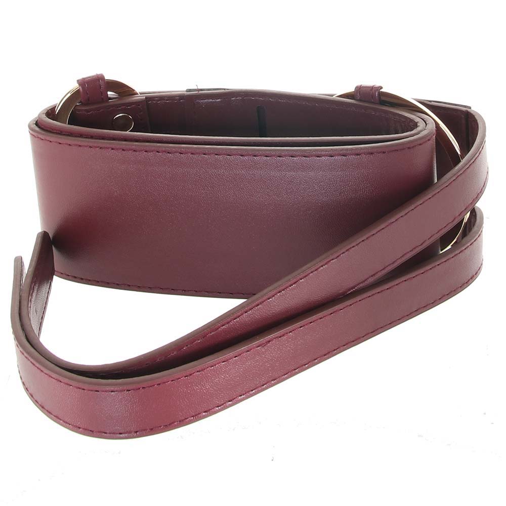 Ouch! Halo Burgundy Waist Bondage Belt - Seductive Luxury & Versatile Play