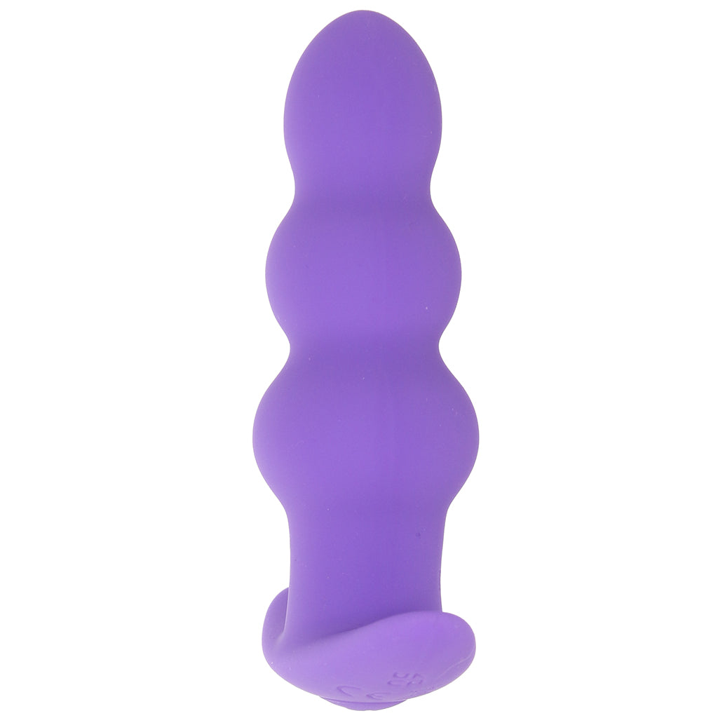 Basic Essentials Vibrating Beaded Anal Probe