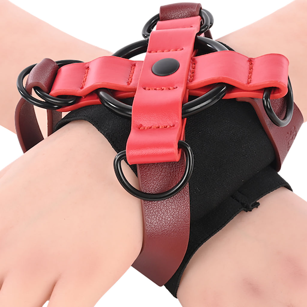 Ex's & Oh's Cross Wrist Cuffs