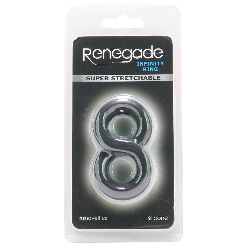 Renegade Black Infinity Ring: Super Stretchable Dual Enhancement for Unforgettable Pleasure