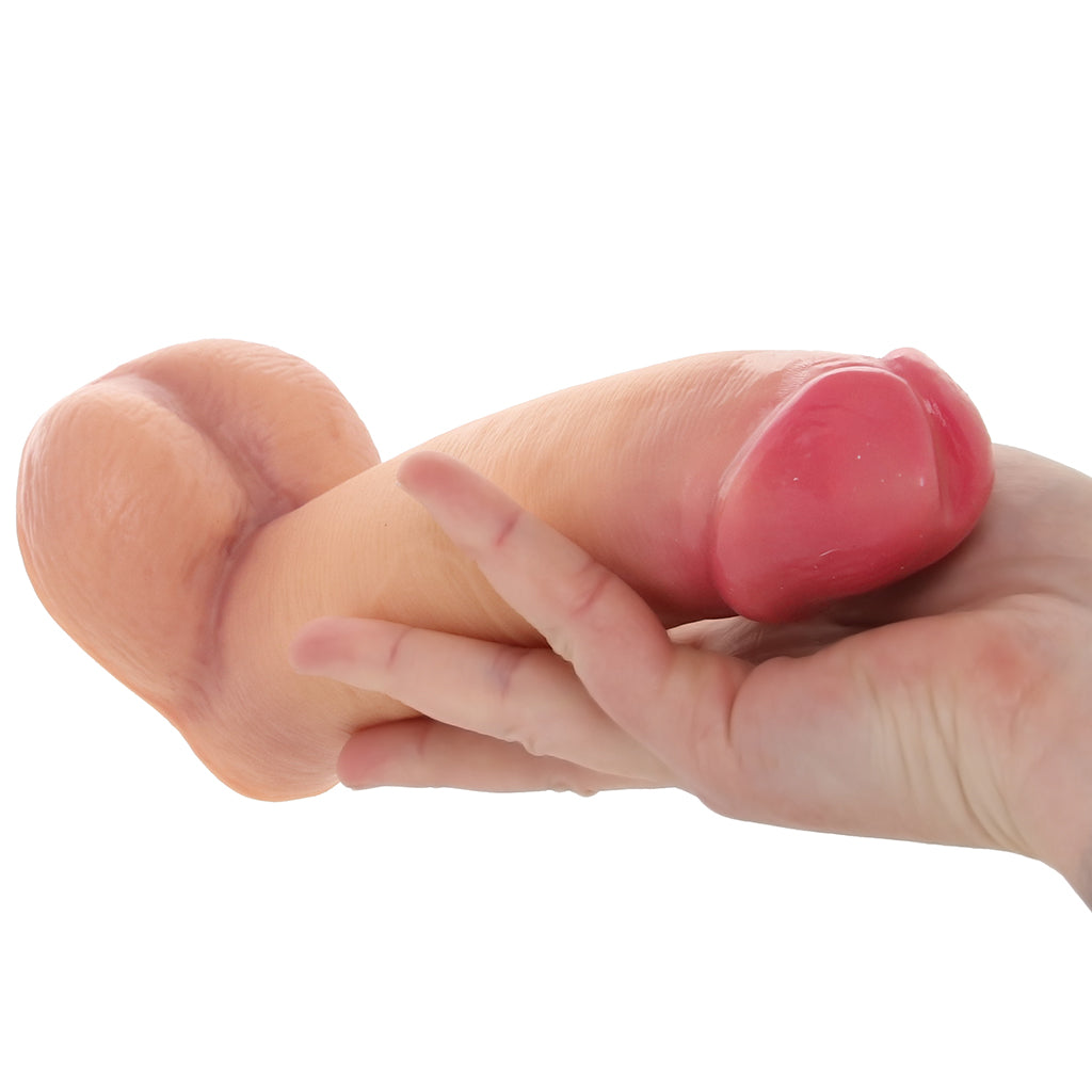LoveBotz 8 Inch Cock Lock Dildo with Balls in Light