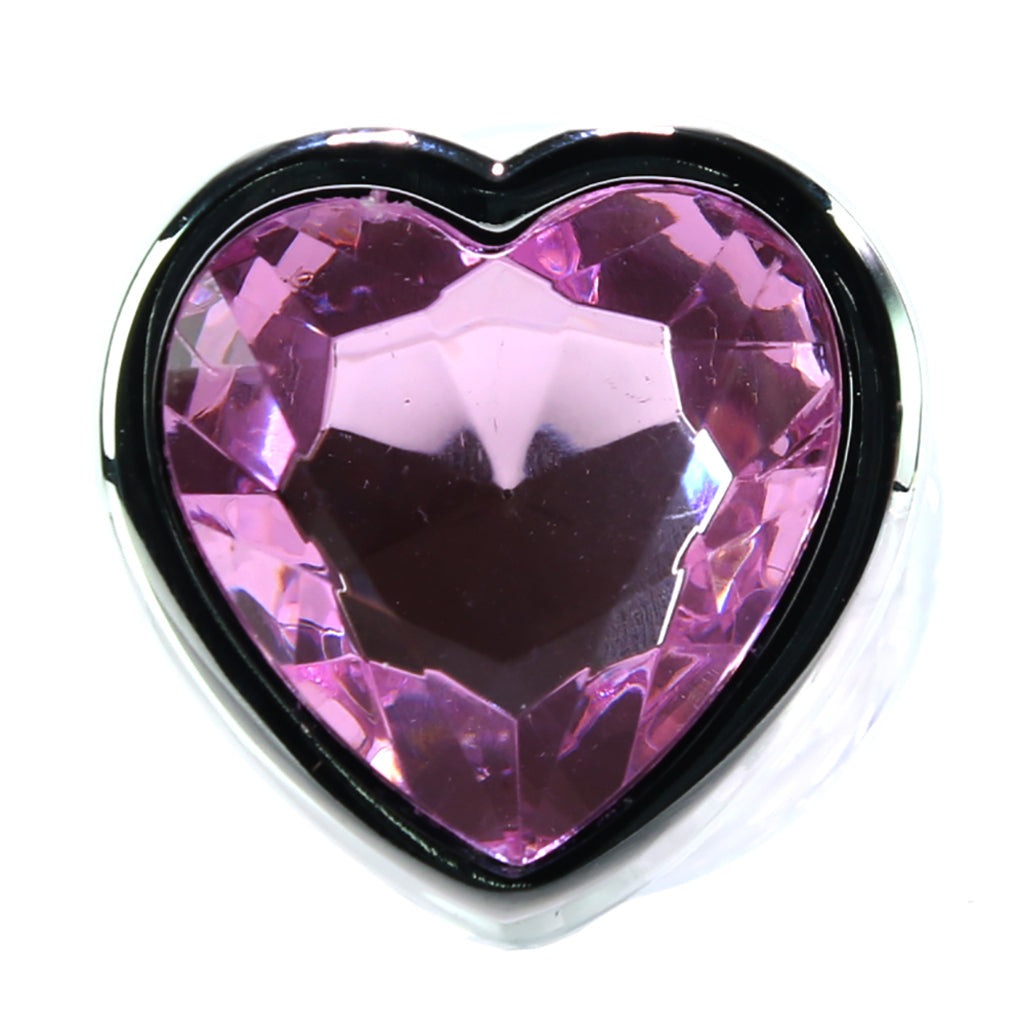 Booty Sparks Heart Gem Anal Plug Trio - Premium Aluminum Set