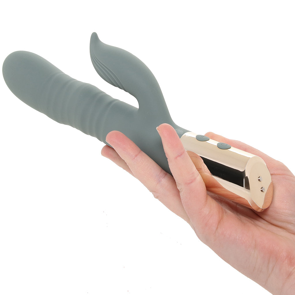 Evolved Novelties Shimmy: Luxurious Thrusting Rabbit Vibrator for Dual Sensation