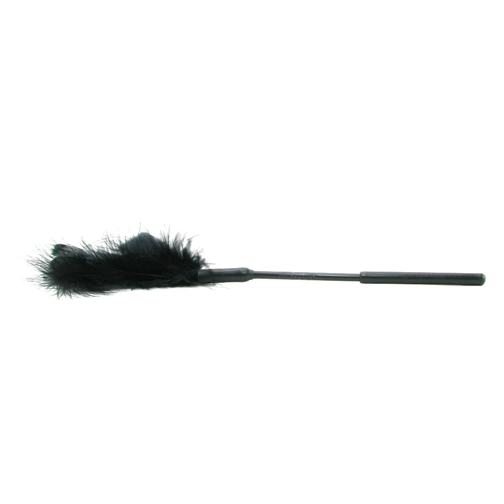 Feather Tickler 7 Inch Black - Luxurious Sensual Tease & Thrill by Sex & Mischief