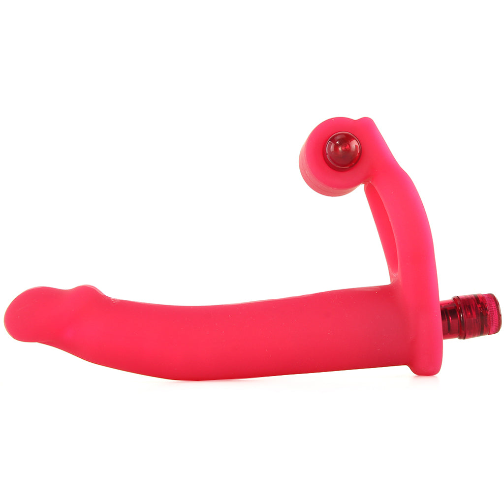 Nasstoys Double Penetrator Silicone Studmaker Cock Ring in Pink - Vibrators - HoneyHugs Canada (View 3)