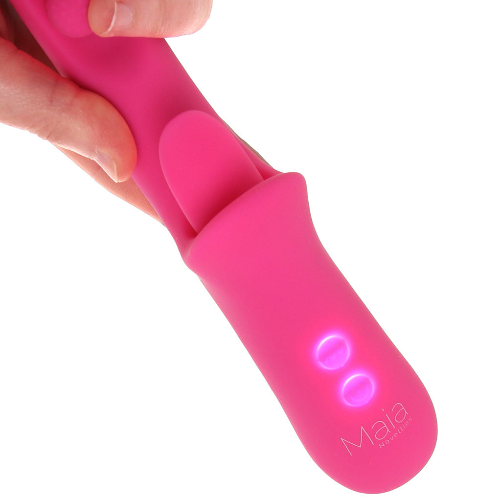 Alora Licking & Rotating Rabbit Vibe