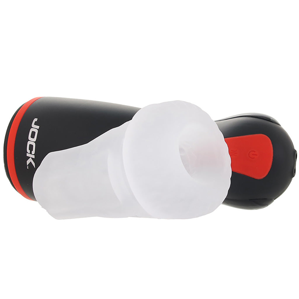 Jock Blaze Vibrating, Sucking & Warming Stroker