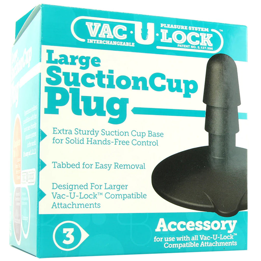 Elevate Your Pleasure: Large Vac-U-Lock Suction Cup Plug for Hands-Free Fun