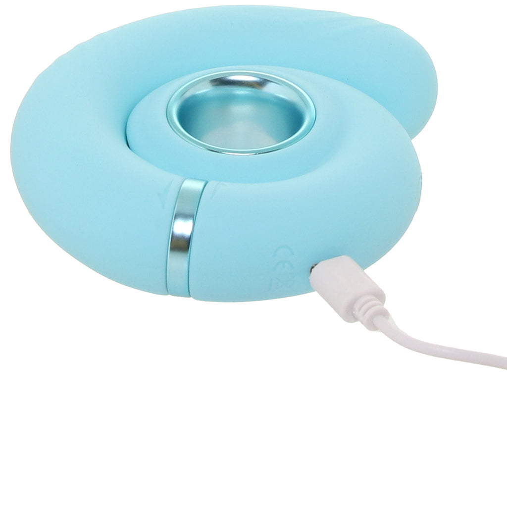 Loveline Loveline Gyre Vibrating Swirl Vibe in Blue - Vibrators - HoneyHugs Canada (View 7)