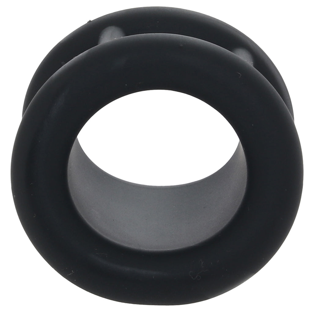 Renegade Suave Black Silicone Ball Stretcher for Elite Pleasure & Performance