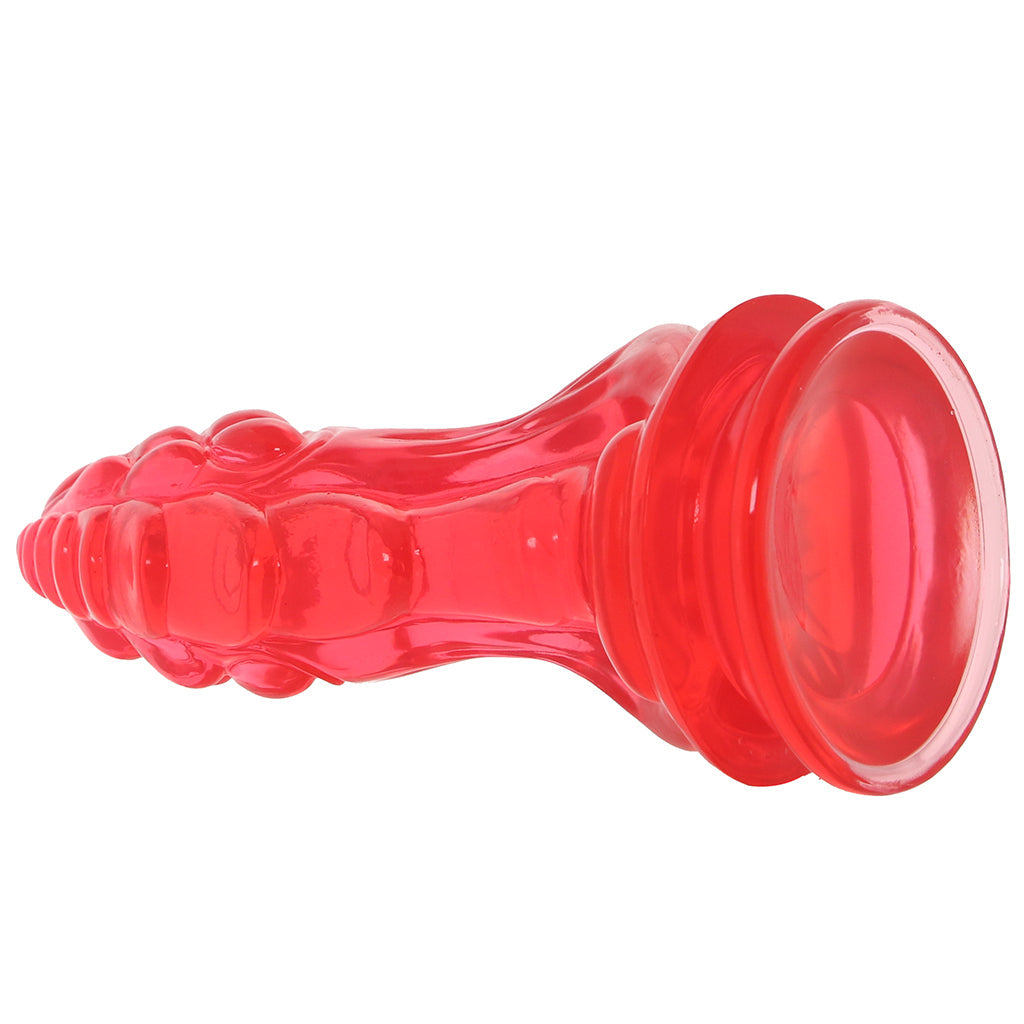 Crystal Jellies 8.5 Inch Invader Dildo in Pink