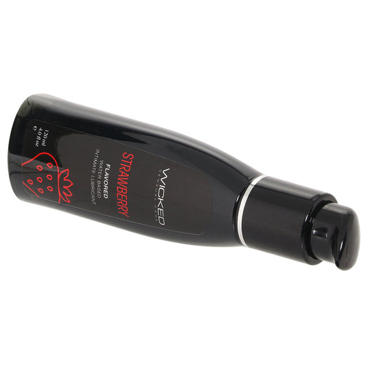 Aqua Strawberry Flavored Water-Based Lube – Luscious Pleasure (4oz/120ml)