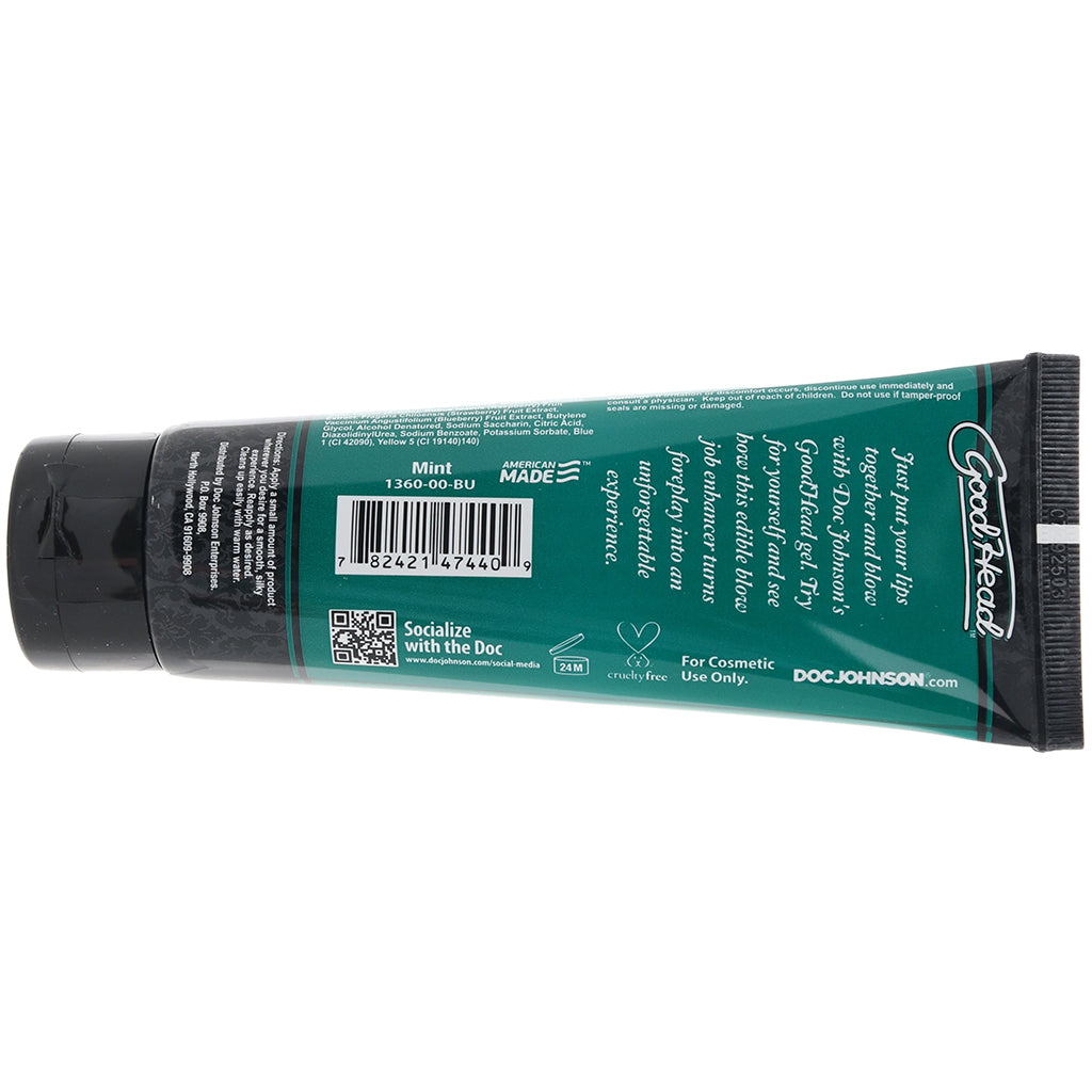 GoodHead Oral Delight Gel: Mystical Mint Flavored Oral Lubricant 4oz/113g
